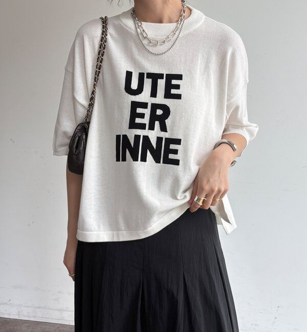  「【WEB限定】ロゴニット」|ニット・セーター|