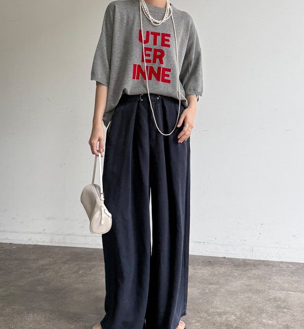  「【WEB限定】ロゴニット」|ニット・セーター|