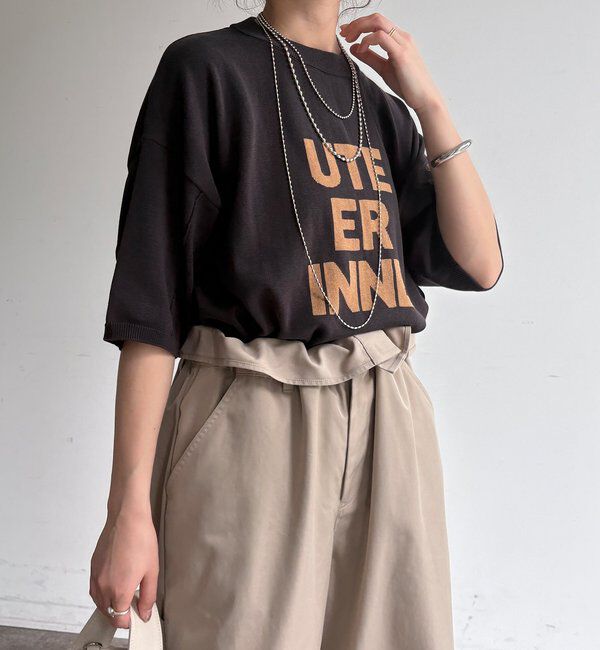  「【WEB限定】ロゴニット」|ニット・セーター|