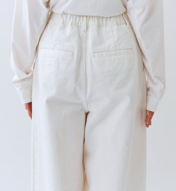  「【A・MONN(アモン)】ホワイトデニムパンツ」|デニム|