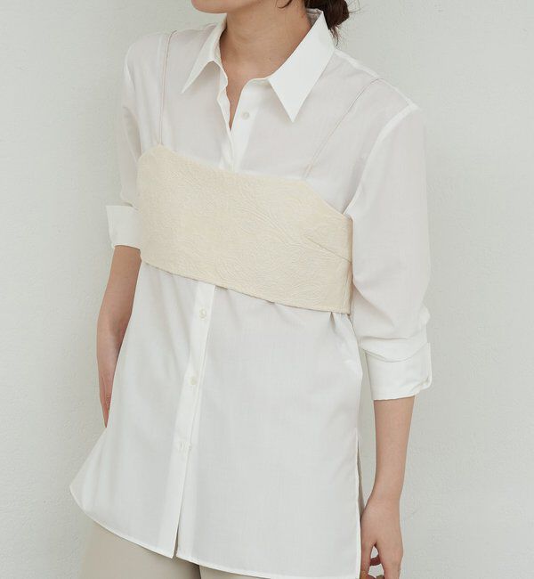  「【セットアップ対応】	ジャガードキャミ」|シャツ・ブラウス|