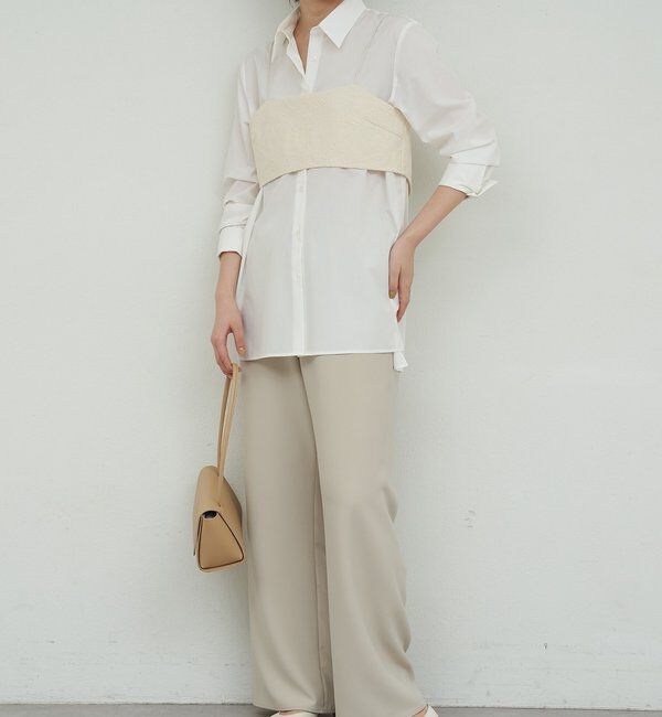  「【セットアップ対応】	ジャガードキャミ」|シャツ・ブラウス|