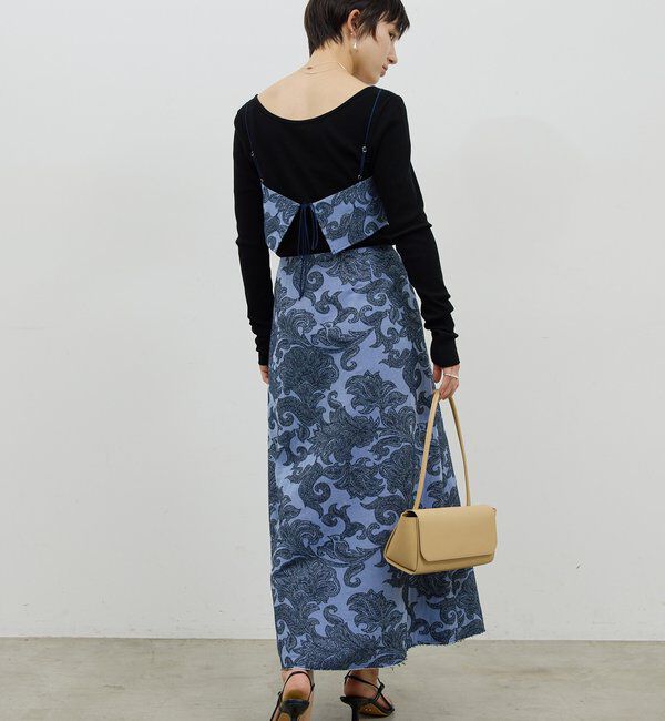  「【セットアップ対応】	ジャガードキャミ」|シャツ・ブラウス|