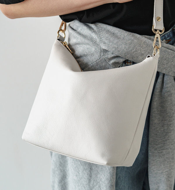  「ソフトレザーシンプルショルダーバッグ 」|ショルダー・メッセンジャー|