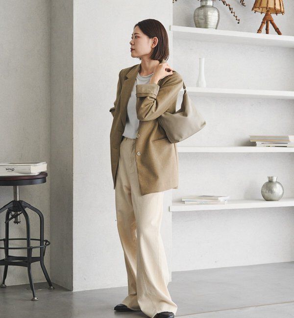  「ソフトレザーシンプルショルダーバッグ 」|ショルダー・メッセンジャー|