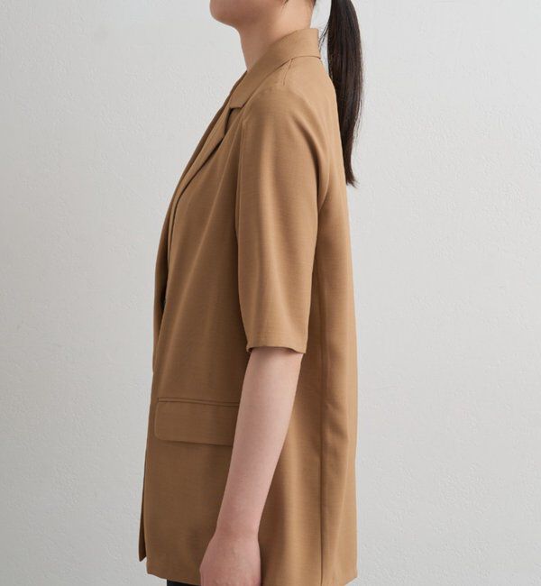  「【＠ld_hrm限定コラボ新色グレー登場】ハーフスリーブジャケット」|テーラードジャケット|