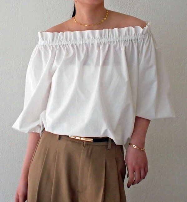  「オフショルブラウス」|シャツ・ブラウス|