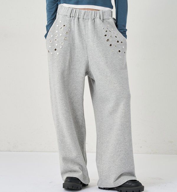  「アイレットスウェットパンツ」|チノ|