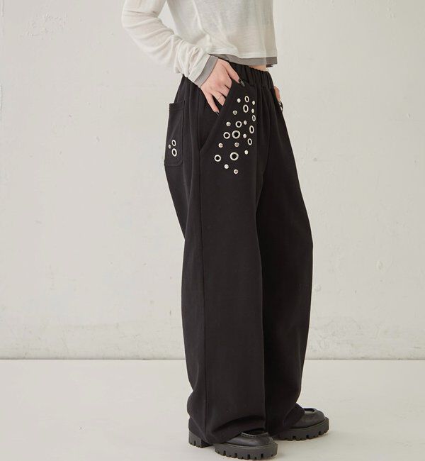  「アイレットスウェットパンツ」|チノ|