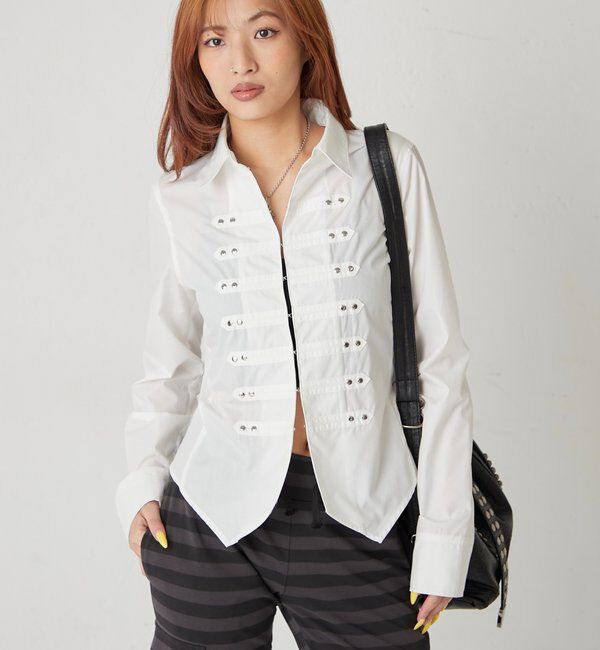  「ナポレオンコンパクトシャツ」|シャツ・ブラウス|