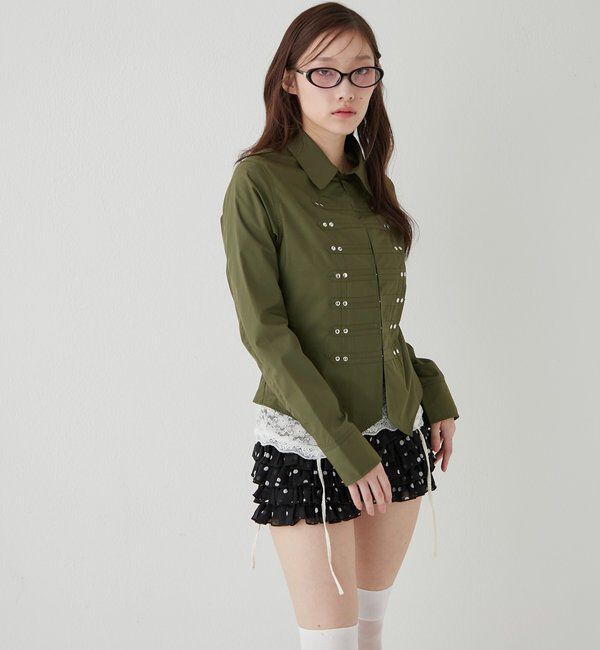  「ナポレオンコンパクトシャツ」|シャツ・ブラウス|