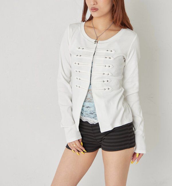  「【WEB限定】ナポレオンナローカーデ」|Tシャツ・カットソー|