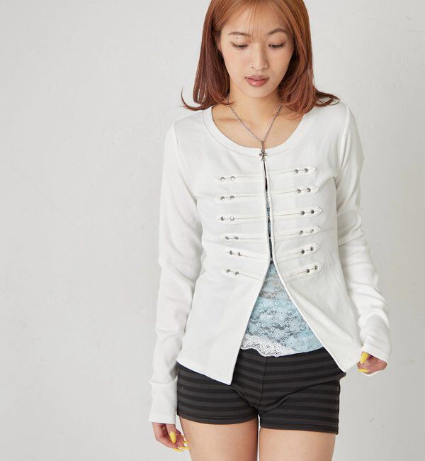  「【WEB限定】ナポレオンナローカーデ」|Tシャツ・カットソー|