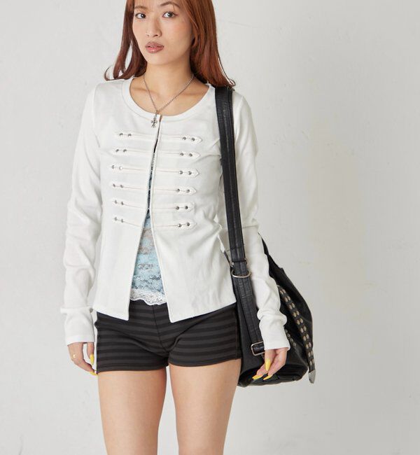  「【WEB限定】ナポレオンナローカーデ」|Tシャツ・カットソー|