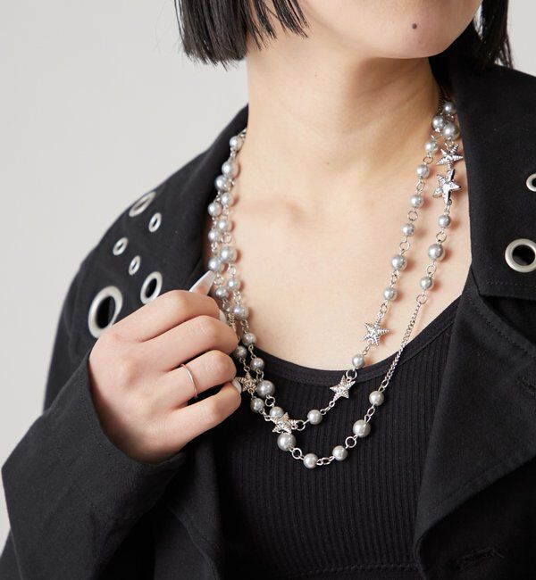  「レイヤードスターネックレス」|ネックレス|