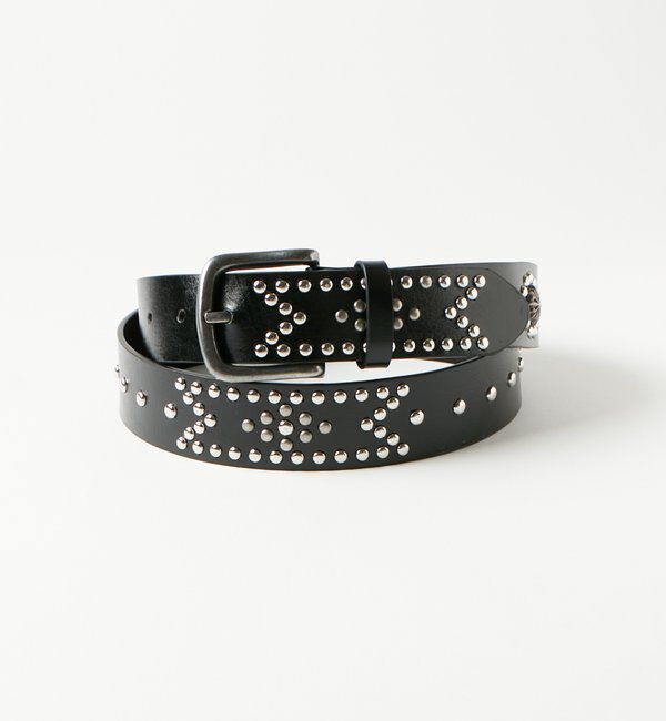  「スタッズベルト」|ベルト|ブラック
