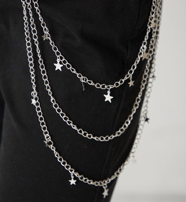  「スター3連チェーン」|ブローチ・コサージュ|