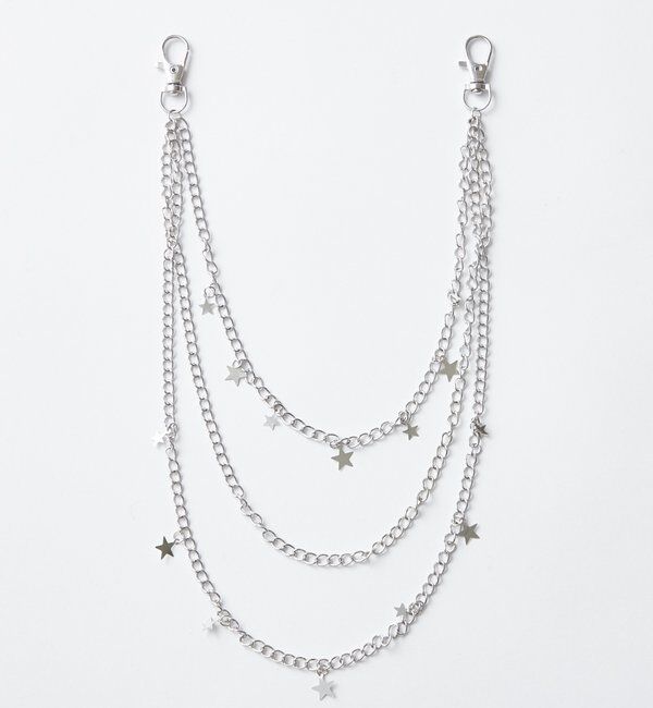  「スター3連チェーン」|ブローチ・コサージュ|