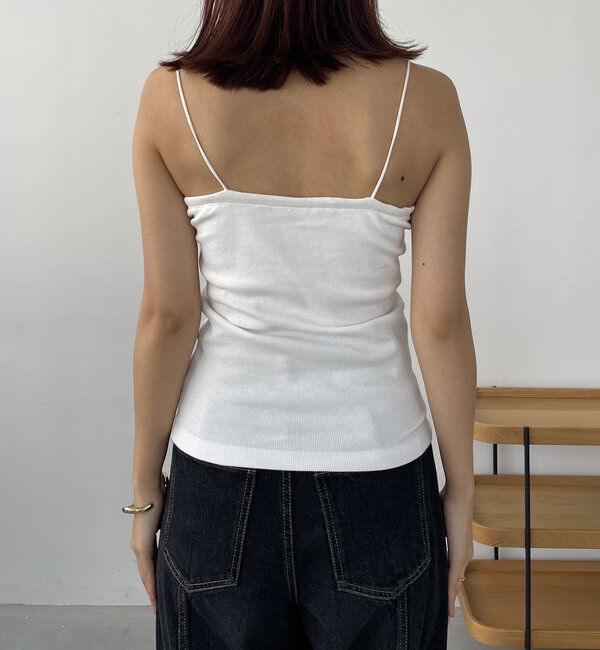  「【S・Mサイズ展開あり】1ストラップカップ付キャミ」|キャミソール|