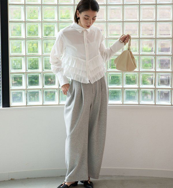  「裾フリルシャツ」|シャツ・ブラウス|