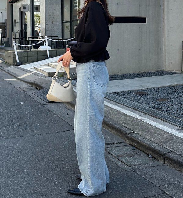  「ウエストマークVネックブラウス」|シャツ・ブラウス|