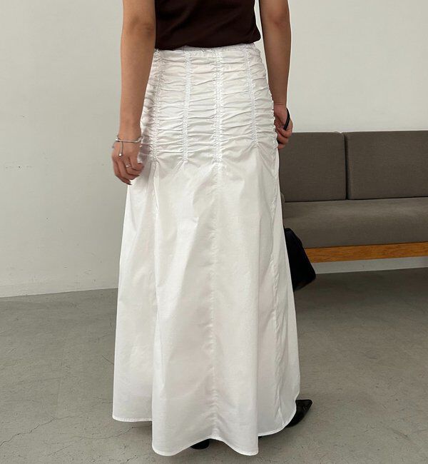  「ラインギャザースカート」|スカート|