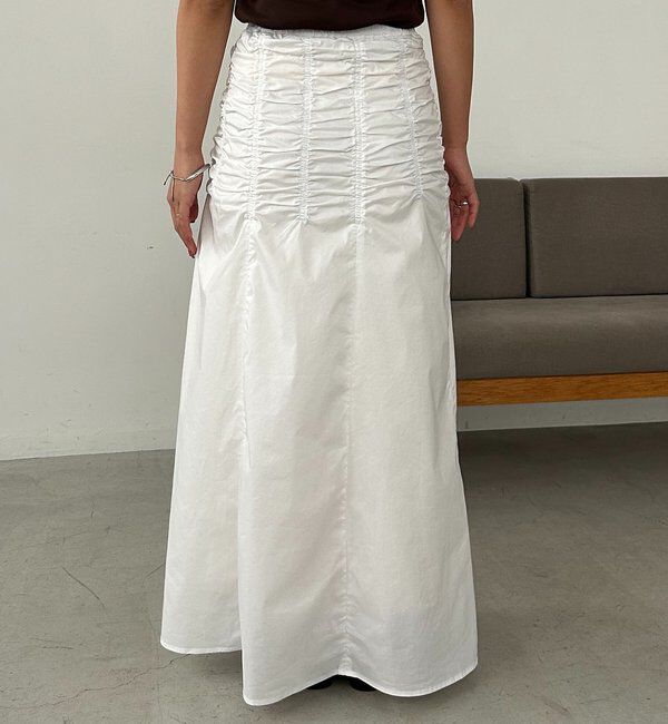  「ラインギャザースカート」|スカート|