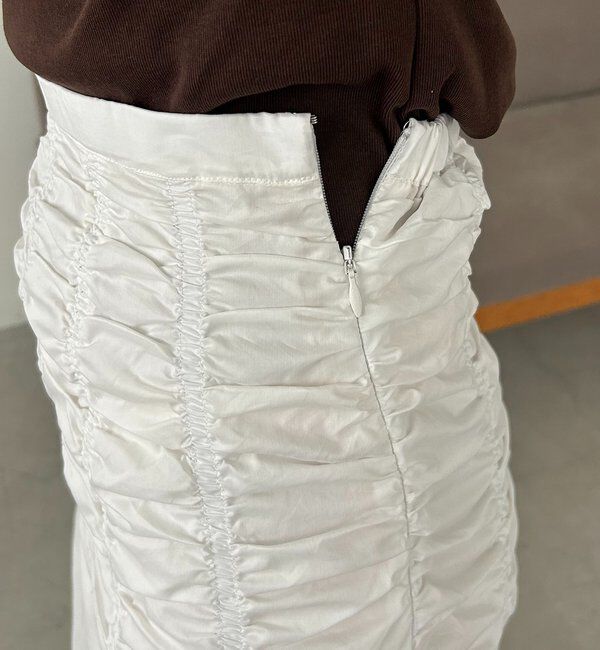  「ラインギャザースカート」|スカート|