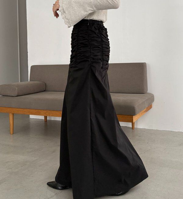  「ラインギャザースカート」|スカート|