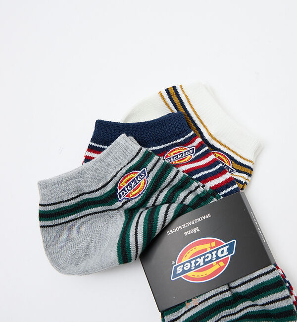 ABAHOUSE「【DICKIES/ディッキーズ】3Pアソートソックス/選べる3足SET/アンクル」|ソックス|その他1