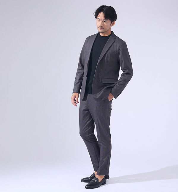 ABAHOUSE「【カシミヤタッチ】プルオーバー クルーネック ニット / ウォッシャブル」|ニット・セーター|