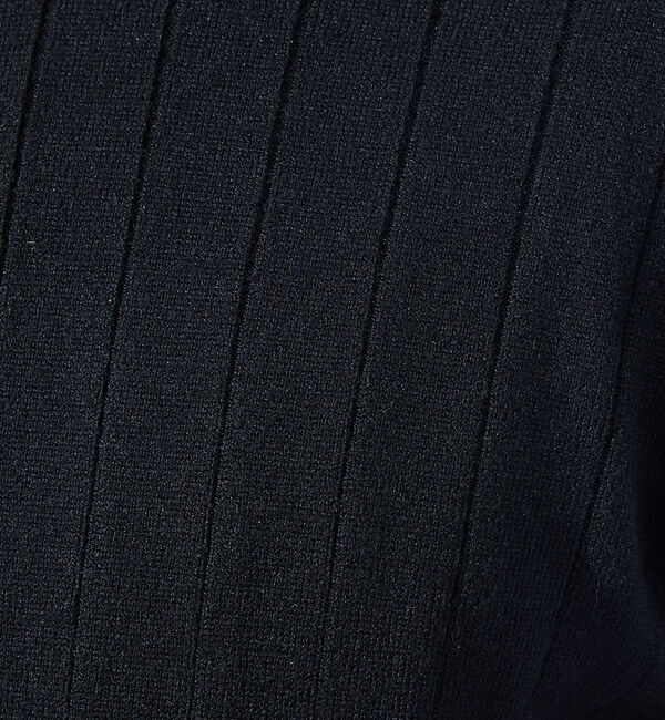 ABAHOUSE「【カシミヤタッチ】プルオーバー クルーネック ニット / ウォッシャブル」|ニット・セーター|