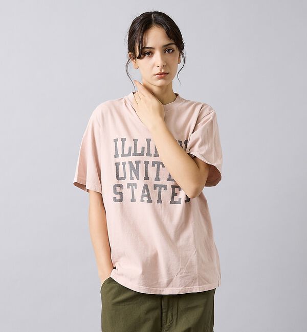 ABAHOUSE「【REMI RELIEF / レミ レリーフ】  ILLINOIS / ３段プリ」|Tシャツ・カットソー|