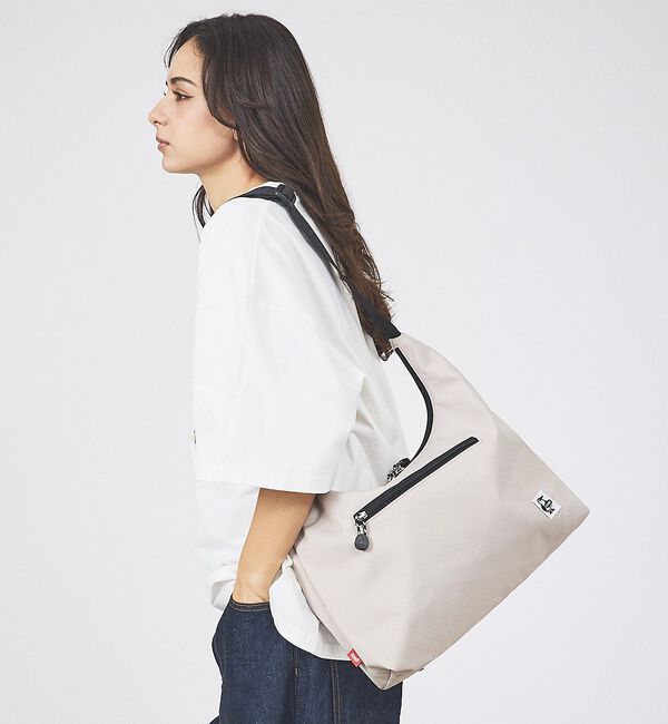 ABAHOUSE「【CHUMS / チャムス】Plain Shoulder Bag/ショルダーバッ」|ショルダー・メッセンジャー|グレージュ