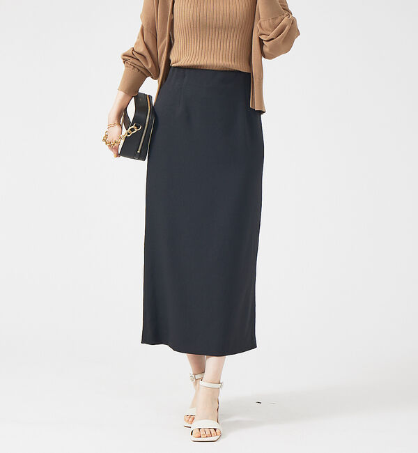 Rouge vif「【XSサイズ展開】4WAYストレッチタイトスカート」|スカート|ブラック