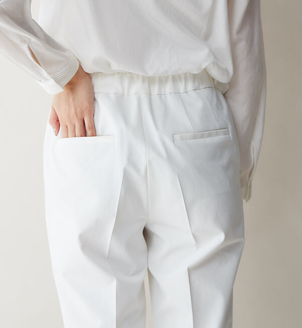 qualite「ストライプ2WAYストレッチシガレットパンツ」|その他|