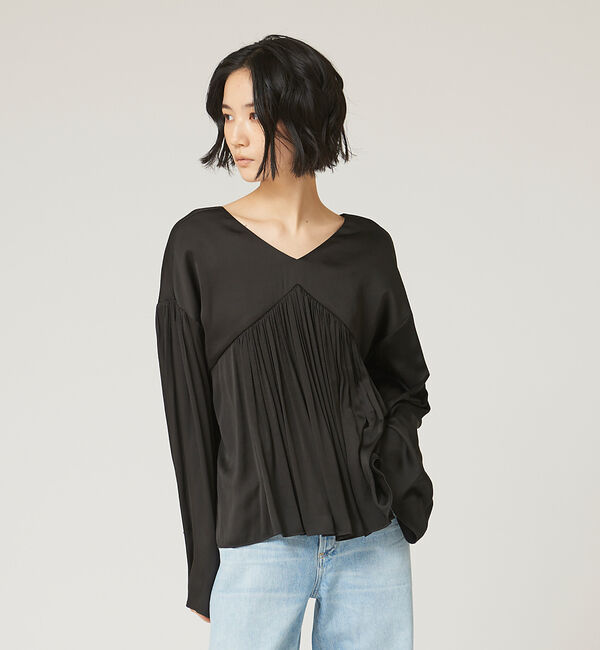 The Store by C' 「【COCUCA】【WEB限定】ギャザーブラウス」|シャツ・ブラウス|