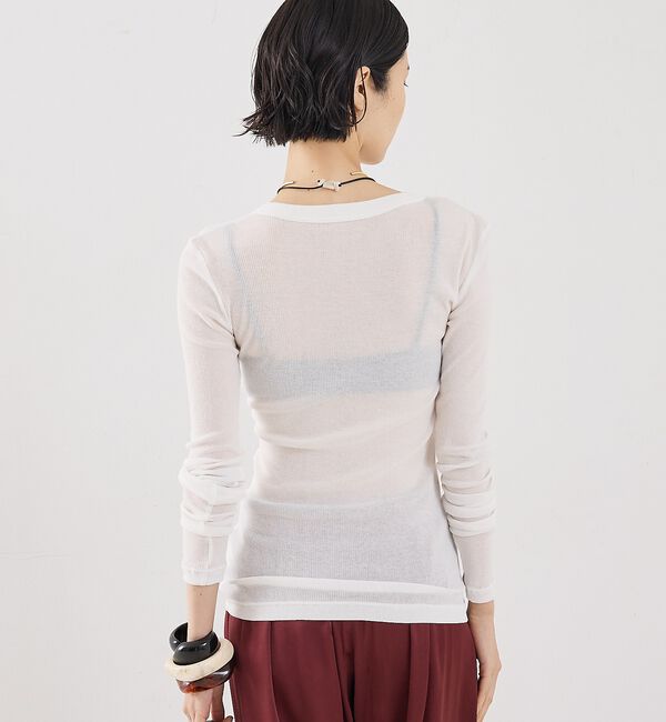 The Store by C' 「【COCUCA】ヘンリーリブプルオーバー」|Tシャツ・カットソー|