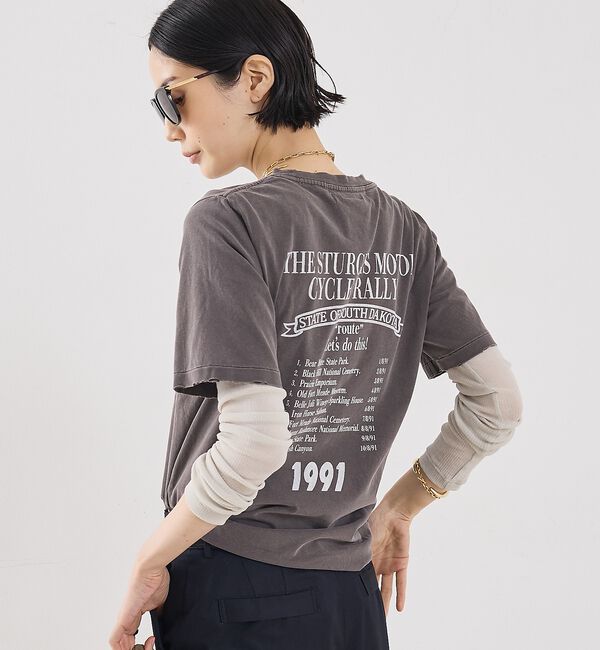 The Store by C' 「【REMI RELIEF】【別注】【WEB限定】GODツアーTee柄半袖カットソ」|Tシャツ・カットソー|