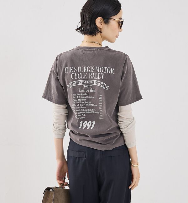The Store by C' 「【REMI RELIEF】【別注】【WEB限定】GODツアーTee柄半袖カットソ」|Tシャツ・カットソー|