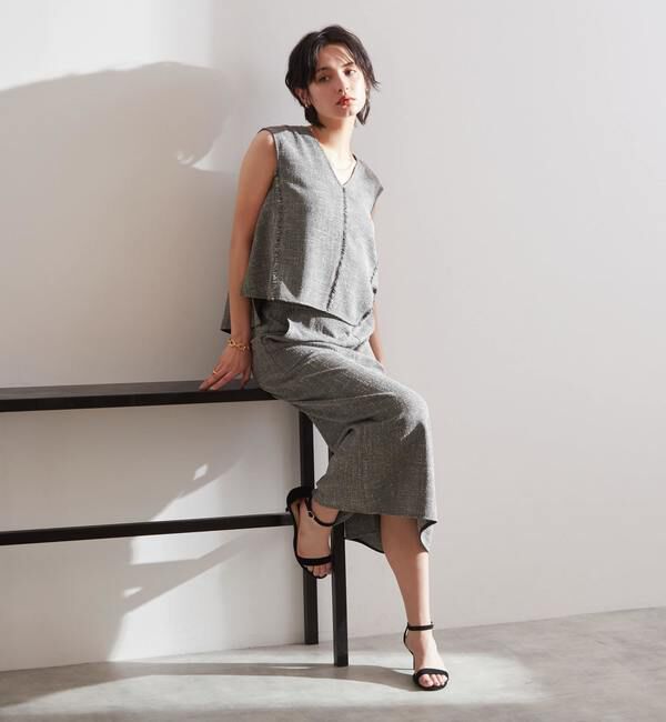 Liesse「ツイーディーAラインスカート（セットアップ対応可）」|スカート|
