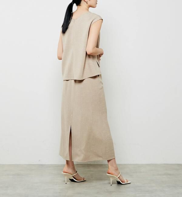 Liesse「ツイーディーAラインスカート（セットアップ対応可）」|スカート|