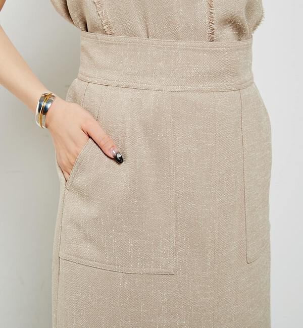 Liesse「ツイーディーAラインスカート（セットアップ対応可）」|スカート|