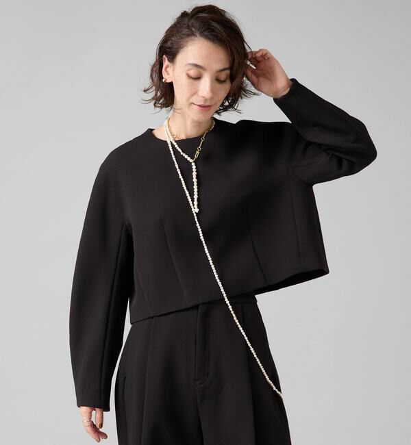 Liesse「トリプルクロスノーカラープルオーバー」|シャツ・ブラウス|