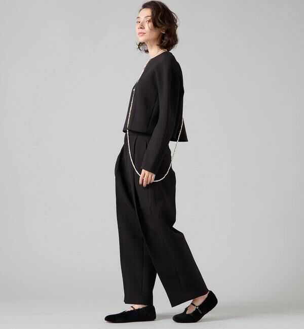 Liesse「トリプルクロスノーカラープルオーバー」|シャツ・ブラウス|