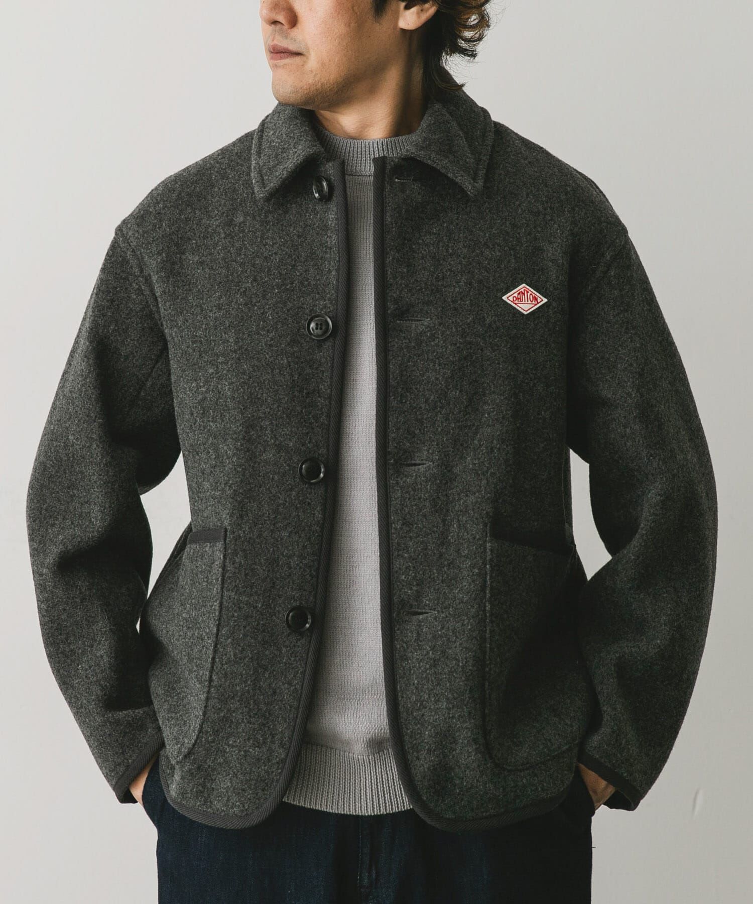 URBAN RESEARCH DOORS「DANTON　COVERALLS JACKET」|その他|グレー