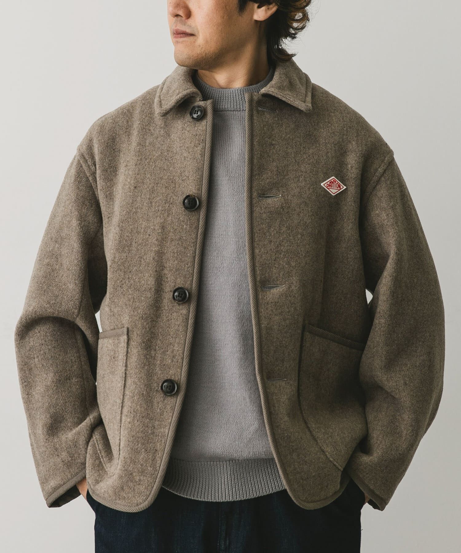 URBAN RESEARCH DOORS「DANTON　COVERALLS JACKET」|その他|ベージュ