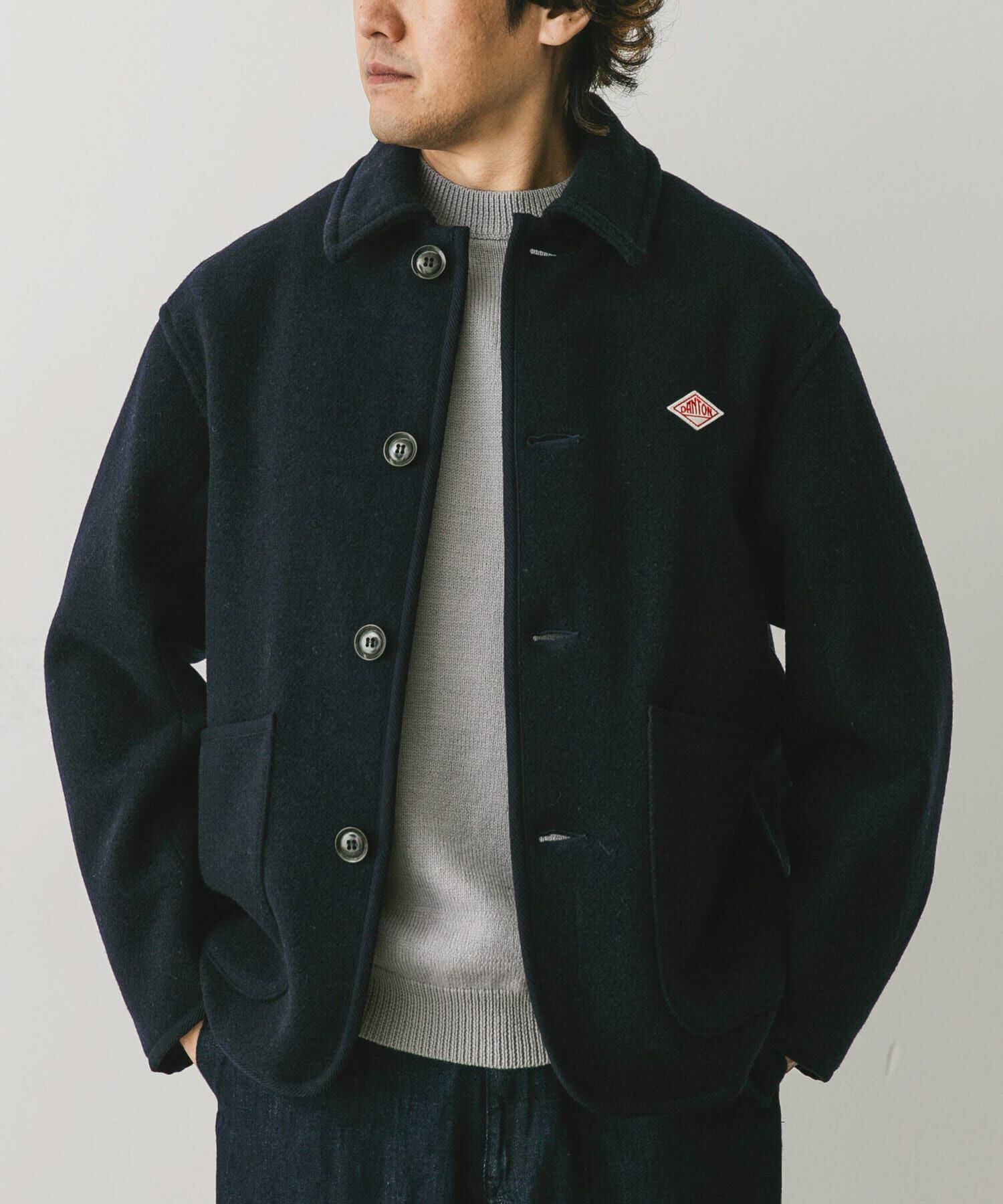 URBAN RESEARCH DOORS「DANTON　COVERALLS JACKET」|その他|ネイビー