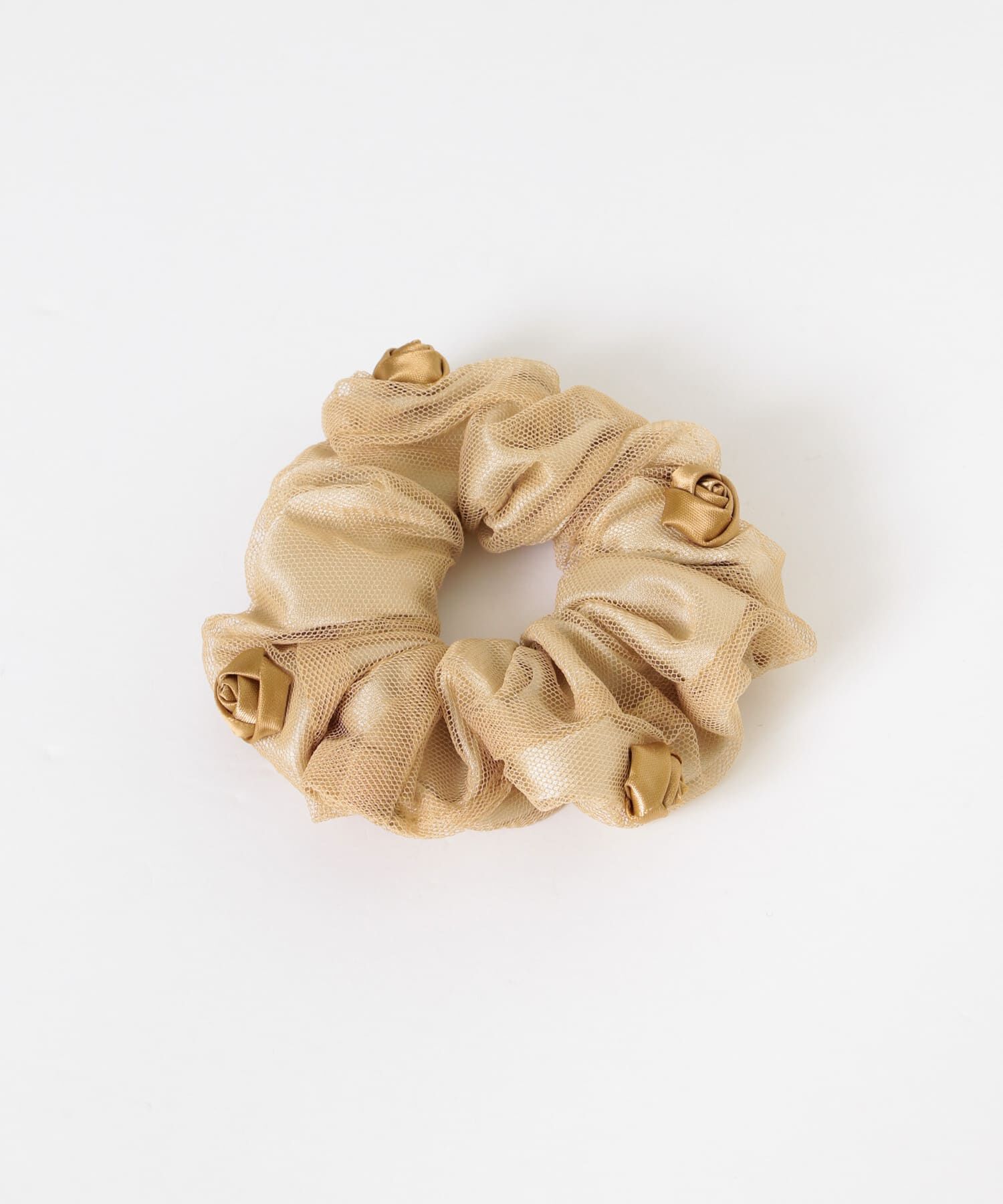 SMELLY「ローズシアーメッシュシュシュ」|ヘアゴム・シュシュ|