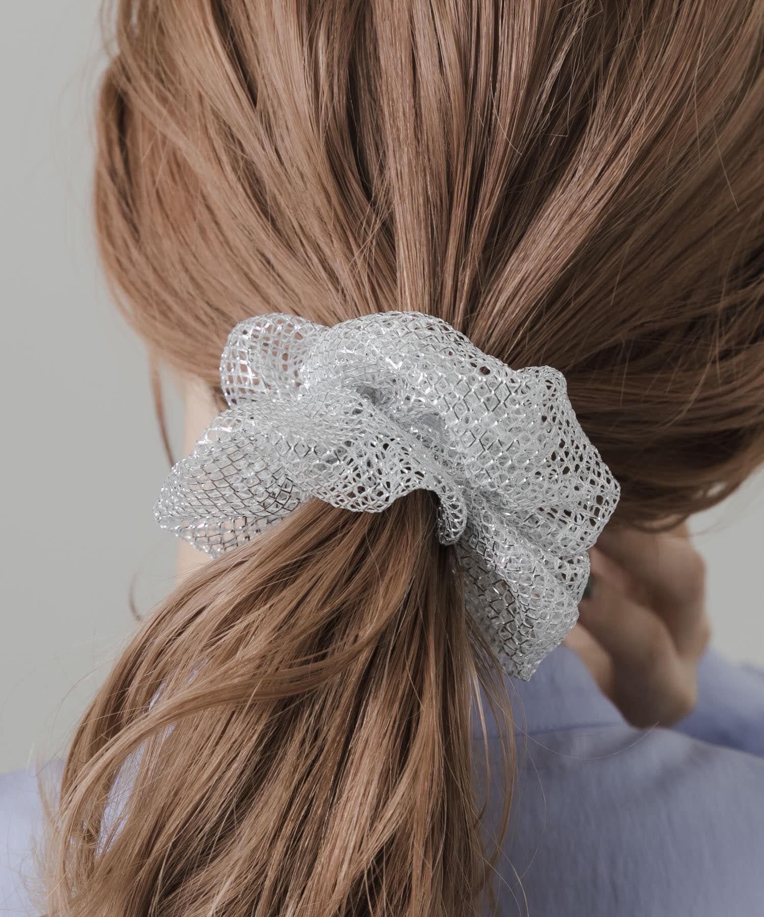 SMELLY「メッシュラメシュシュ」|ヘアゴム・シュシュ|